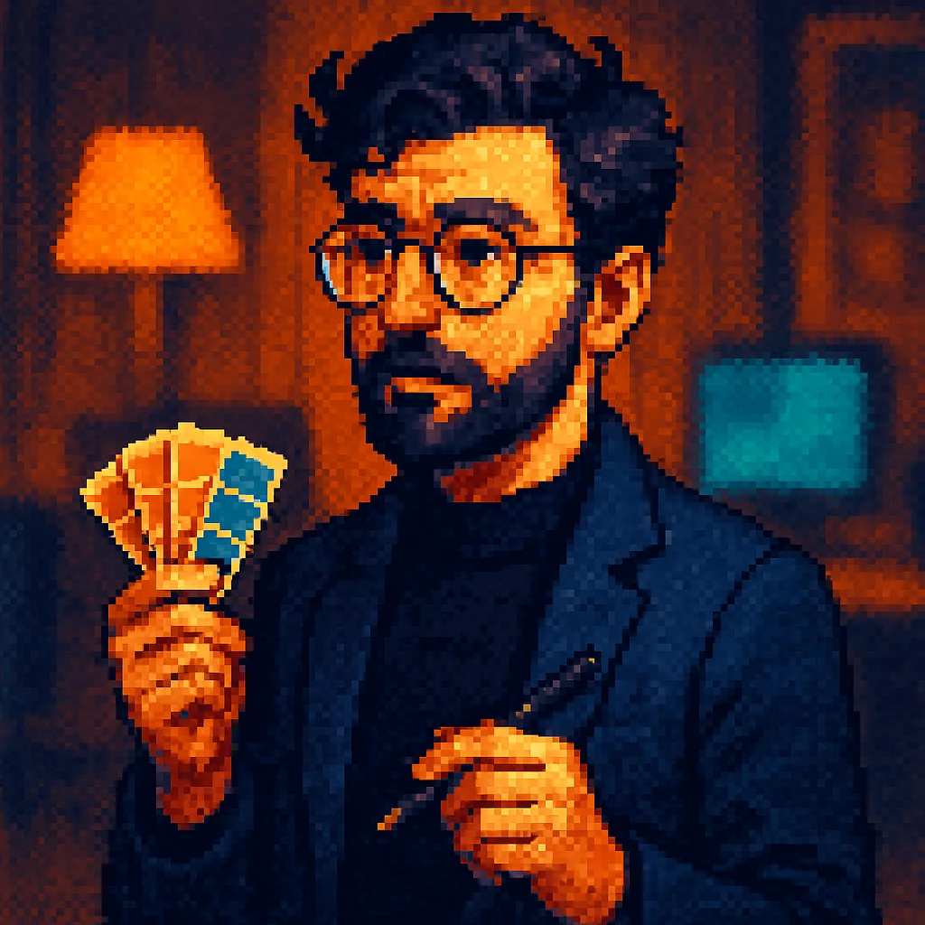 Pixel-Art-Porträt von Dana Design