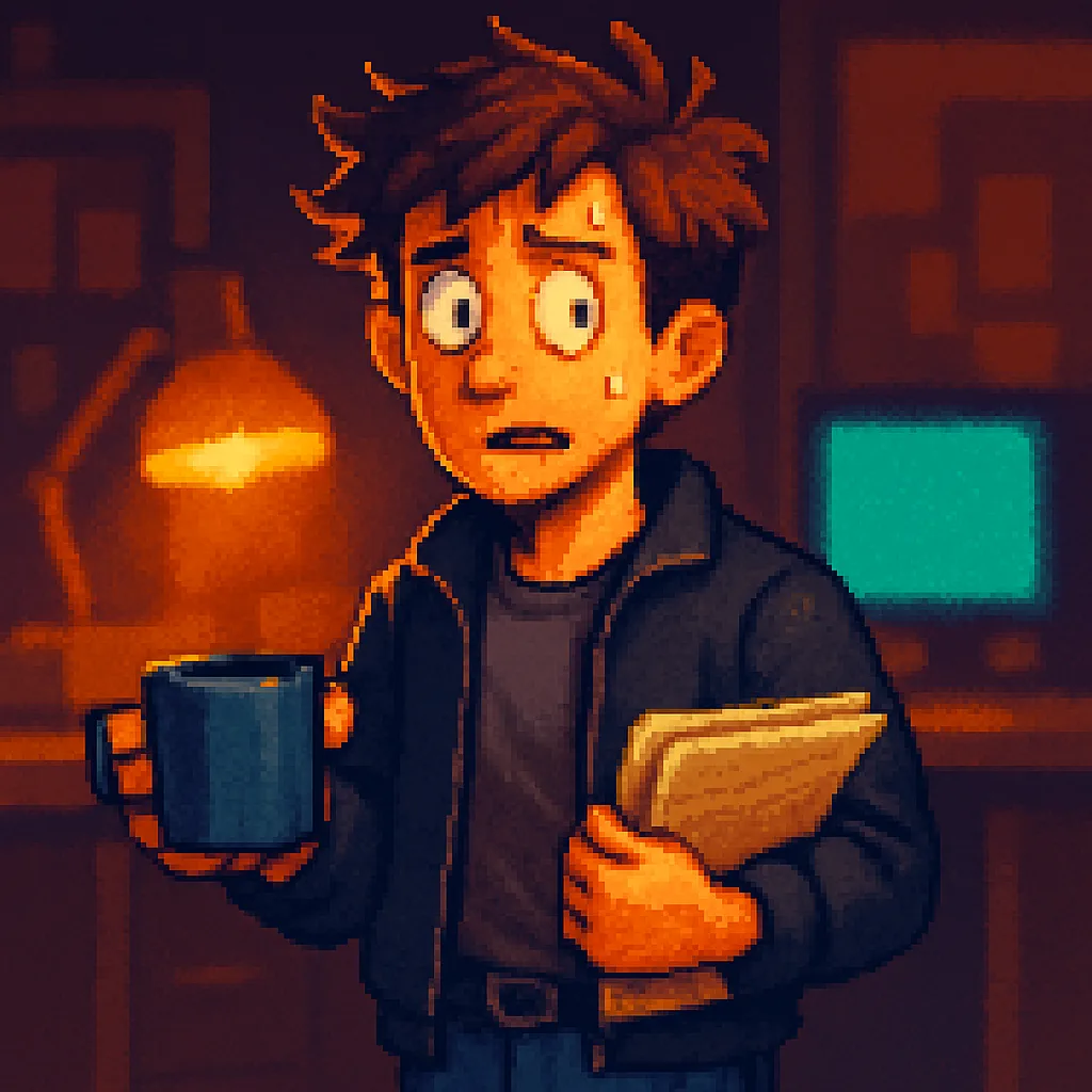 Pixel-Art-Porträt von Mats Malheur