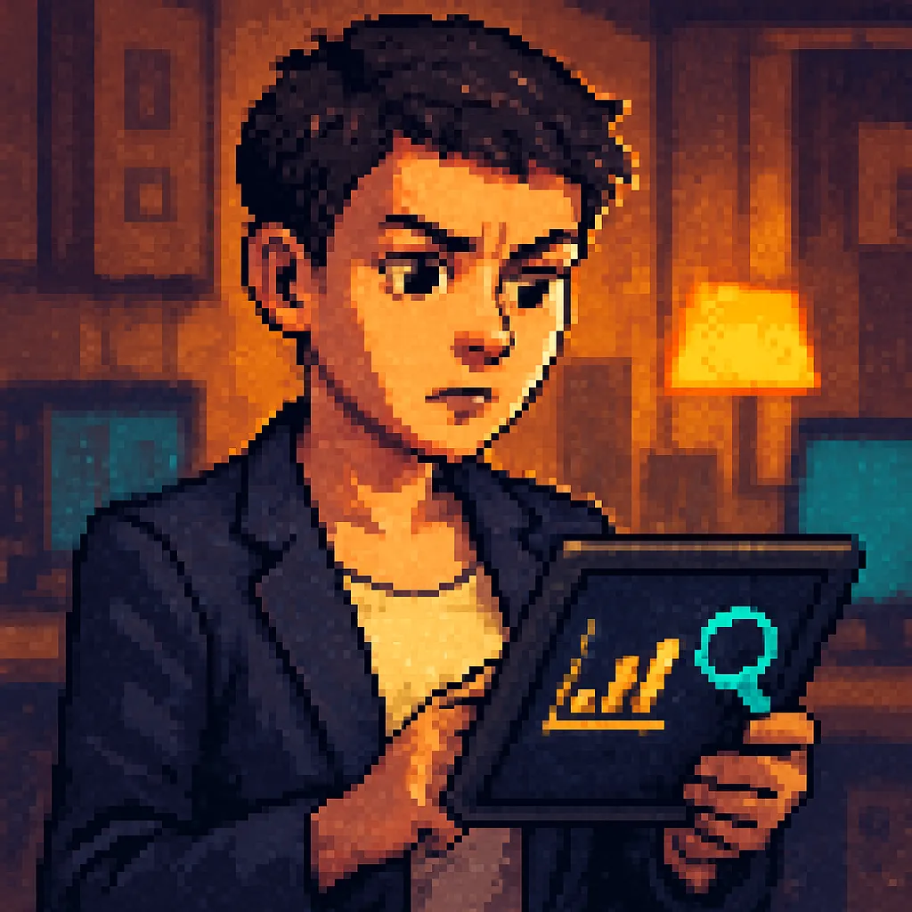 Pixel-Art-Porträt von Susi Search
