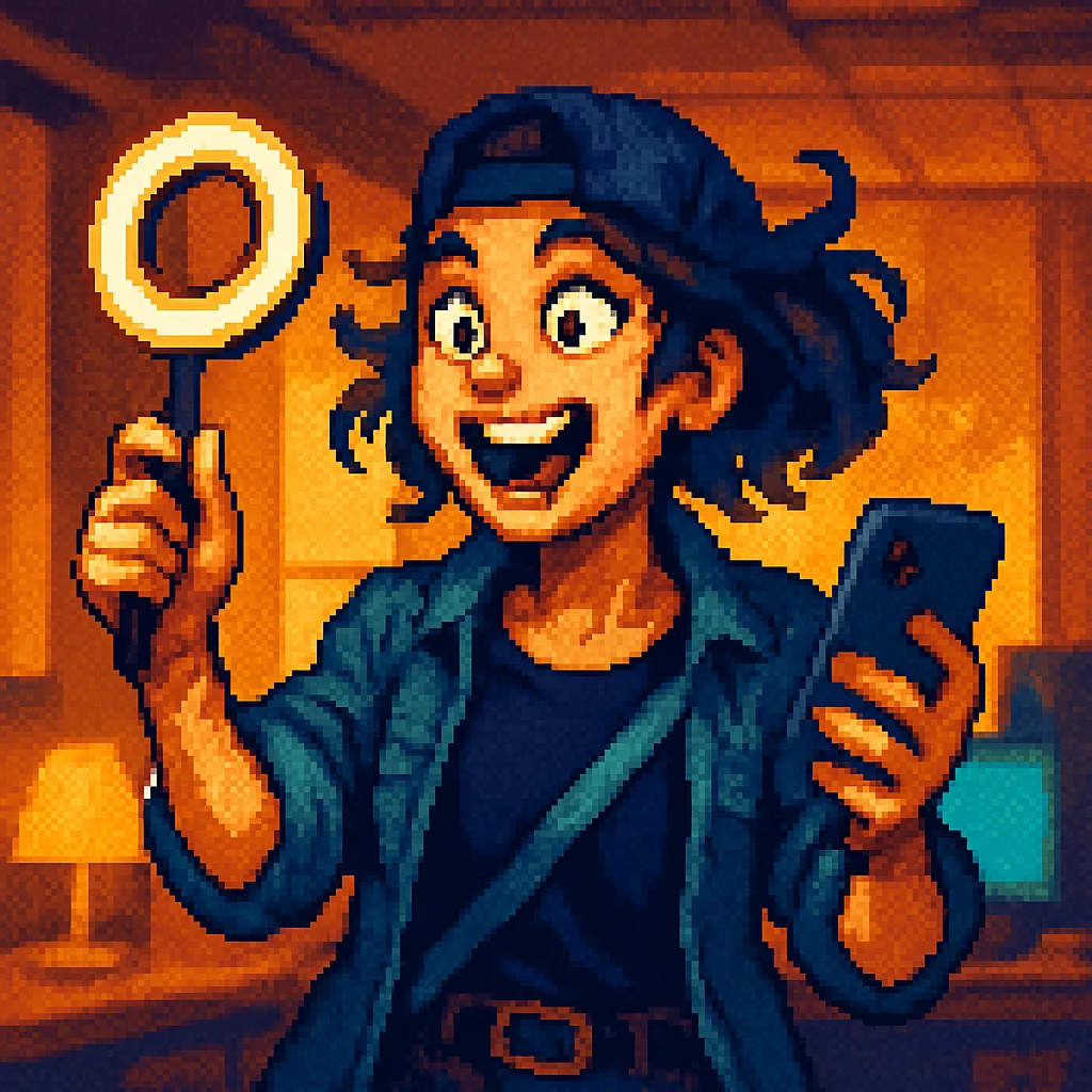 Pixel-Art-Porträt von Sven Social