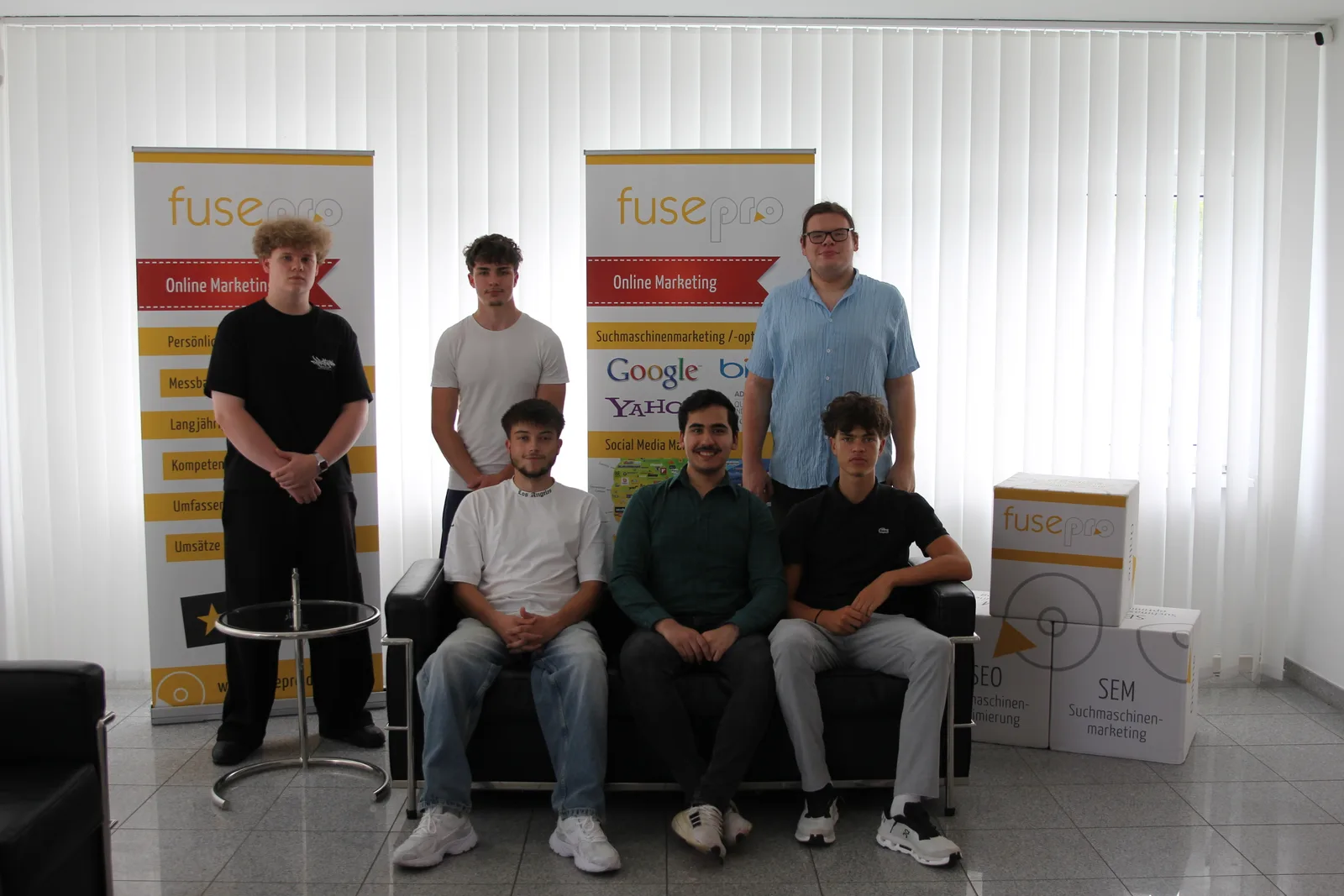 Gruppenfoto des Mats-Malheur-Teams bei fusepro