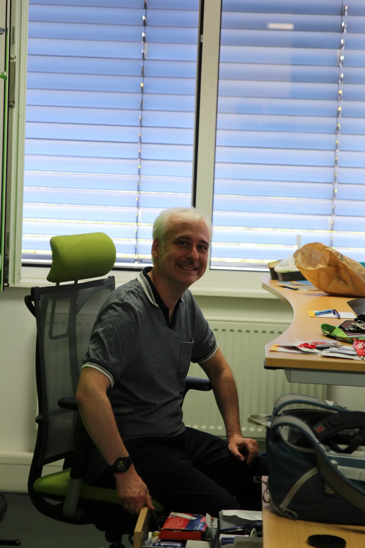 Team-Impression: Gute Laune am Arbeitsplatz